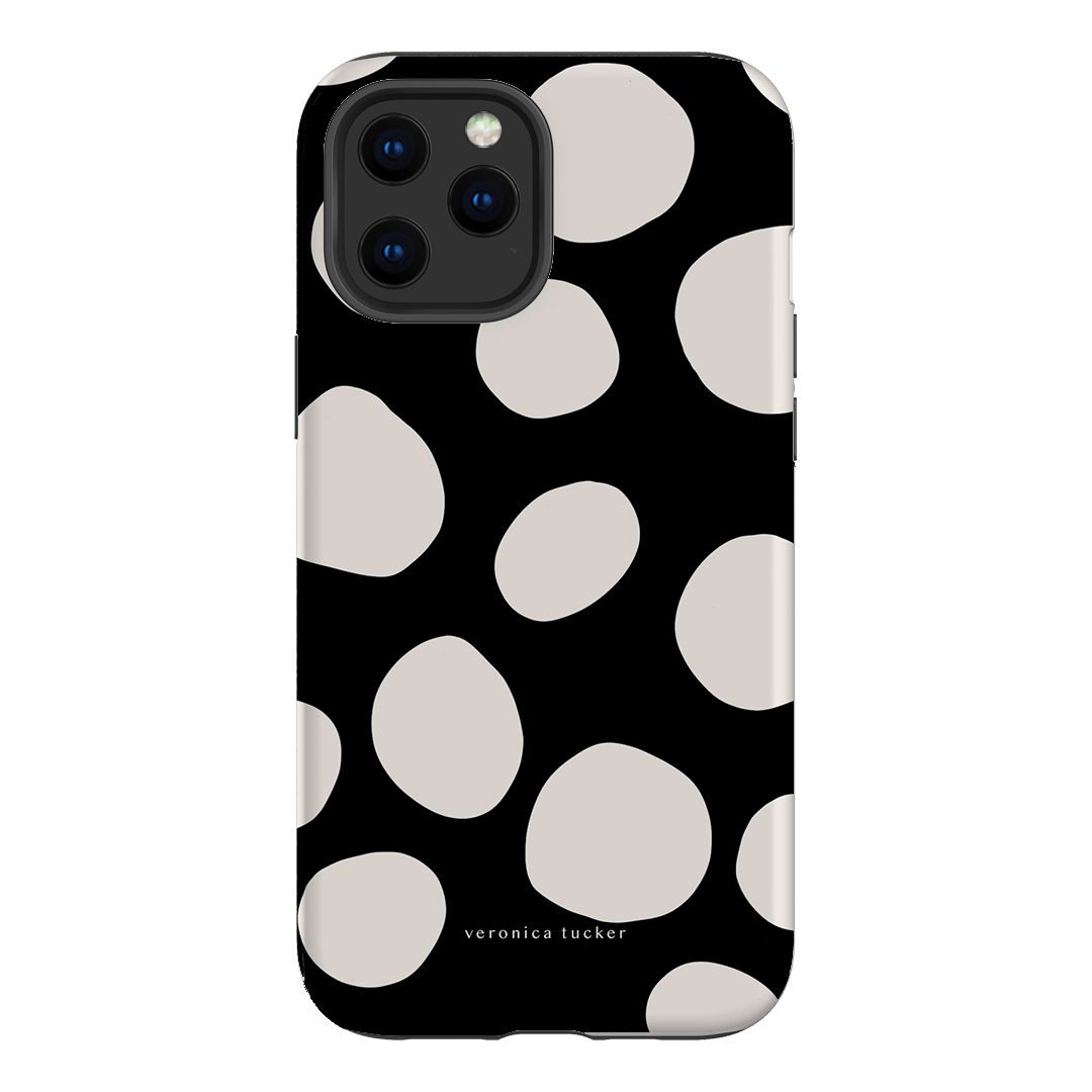 Pebbles Noir Printed Phone Cases iPhone 12 Pro Max / Armoured by Veronica Tucker - The Dairy