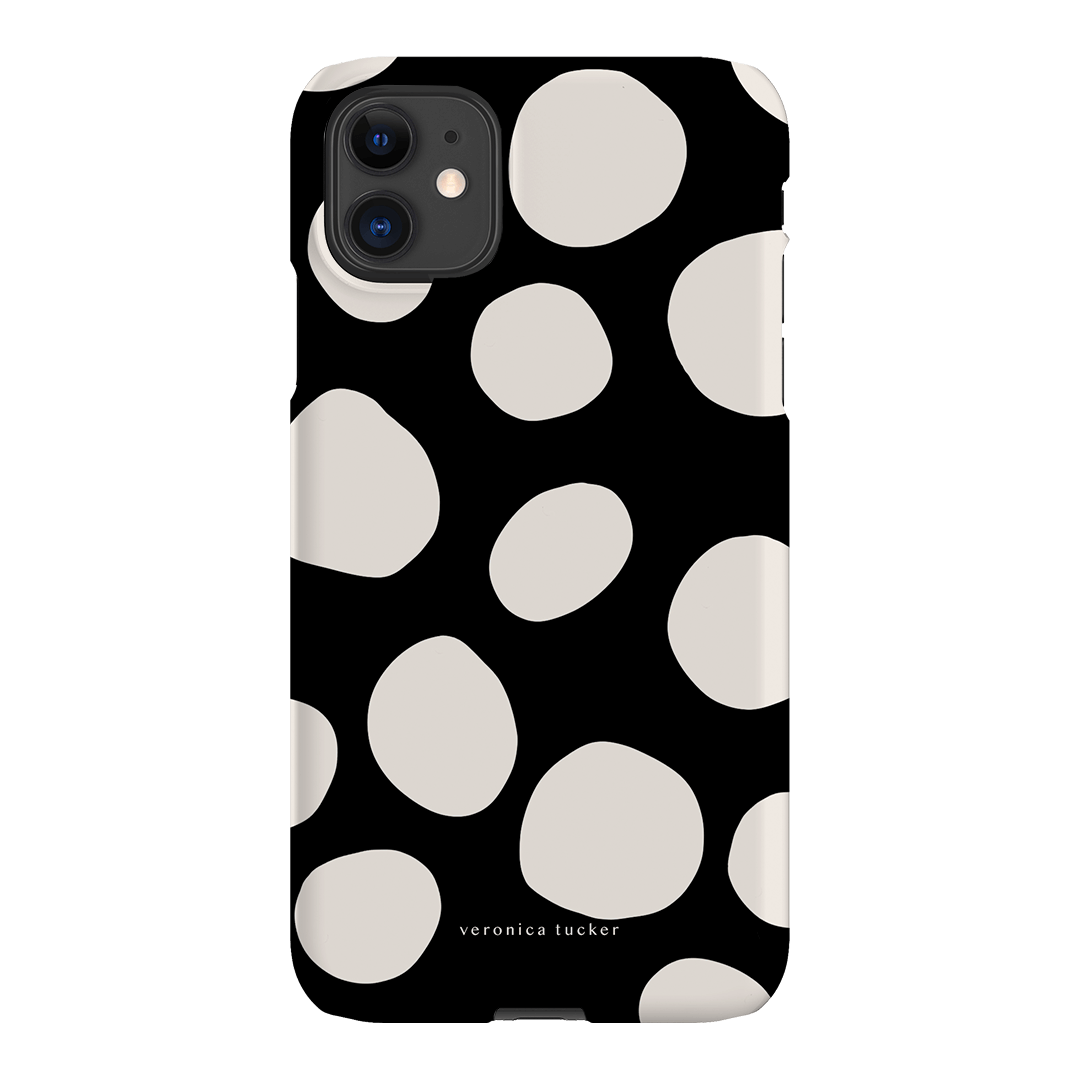 Pebbles Noir Printed Phone Cases iPhone 11 / Snap by Veronica Tucker - The Dairy