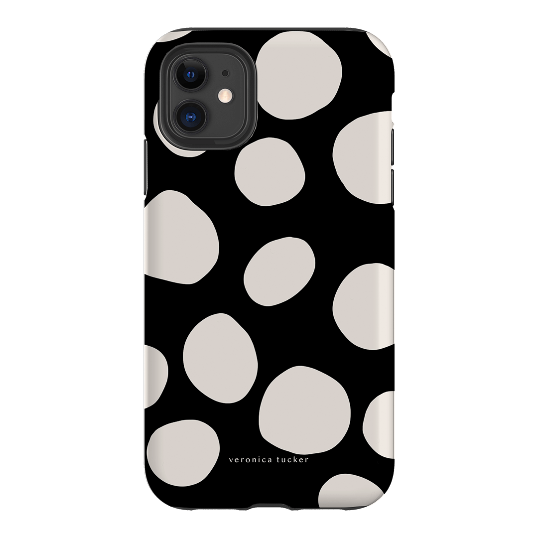 Pebbles Noir Printed Phone Cases iPhone 11 / Armoured by Veronica Tucker - The Dairy