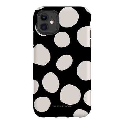 Pebbles Noir Printed Phone Cases iPhone 11 / Armoured by Veronica Tucker - The Dairy