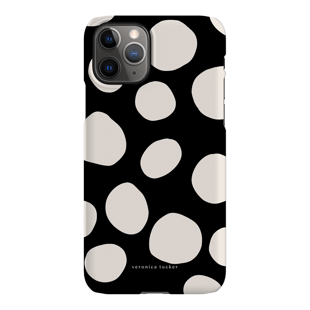 Pebbles Noir Printed Phone Cases iPhone 11 Pro / Snap by Veronica Tucker - The Dairy