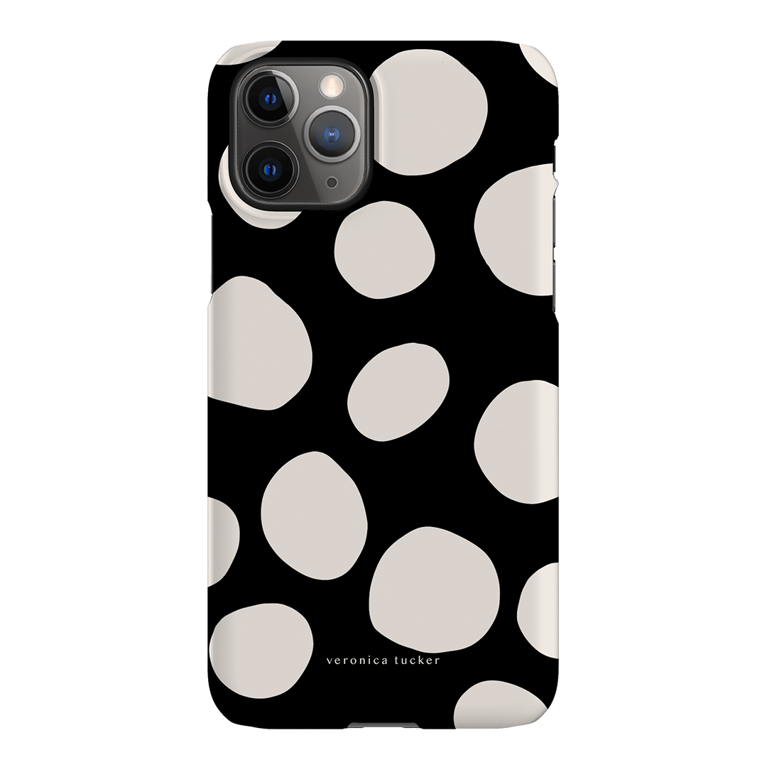 Pebbles Noir Printed Phone Cases iPhone 11 Pro Max / Snap by Veronica Tucker - The Dairy