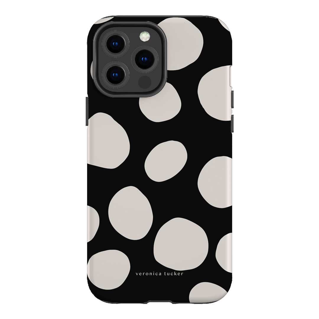 Pebbles Noir Printed Phone Cases iPhone 13 Pro Max / Armoured by Veronica Tucker - The Dairy