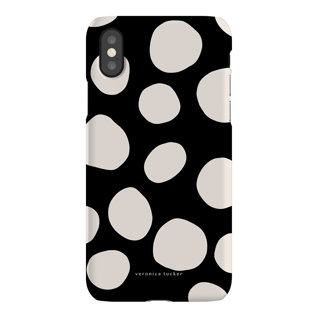 Pebbles Noir Printed Phone Cases iPhone XS / Snap by Veronica Tucker - The Dairy