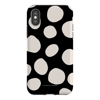 Pebbles Noir Printed Phone Cases iPhone XS / Armoured by Veronica Tucker - The Dairy
