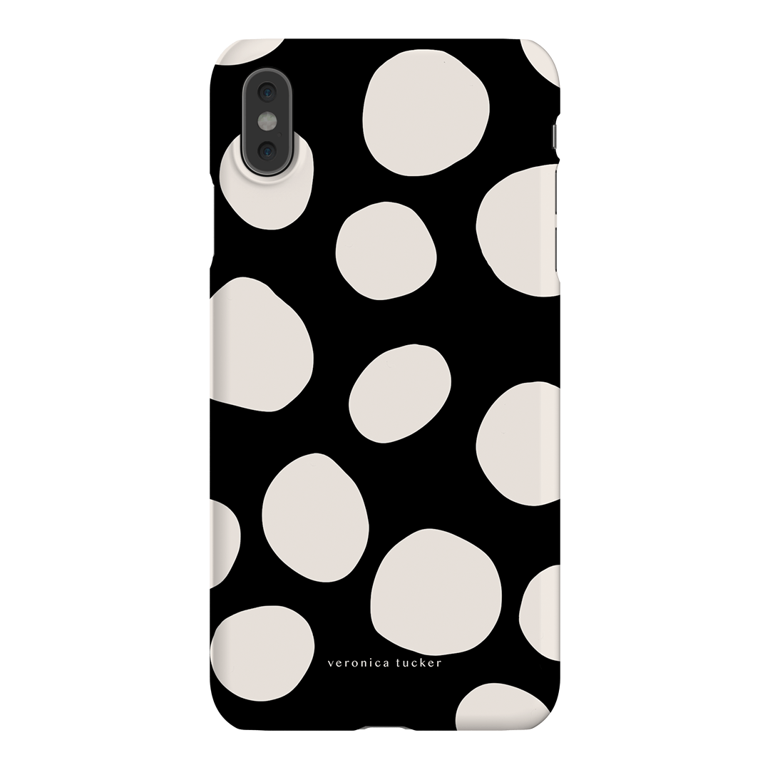 Pebbles Noir Printed Phone Cases iPhone XS Max / Snap by Veronica Tucker - The Dairy