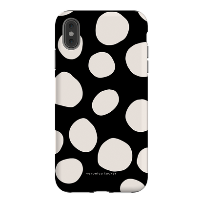 Pebbles Noir Printed Phone Cases iPhone XS Max / Armoured by Veronica Tucker - The Dairy