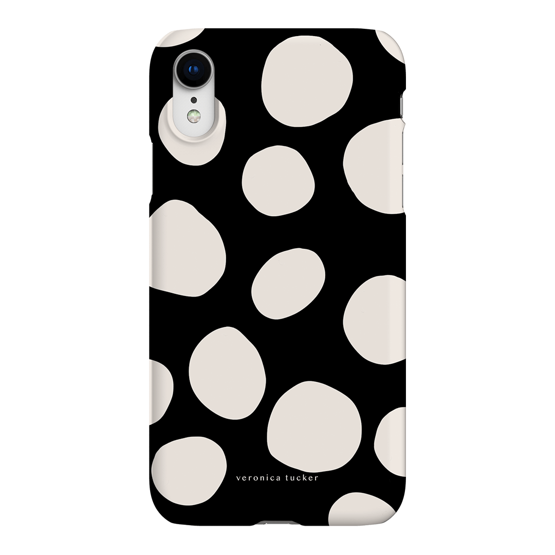 Pebbles Noir Printed Phone Cases iPhone XR / Snap by Veronica Tucker - The Dairy