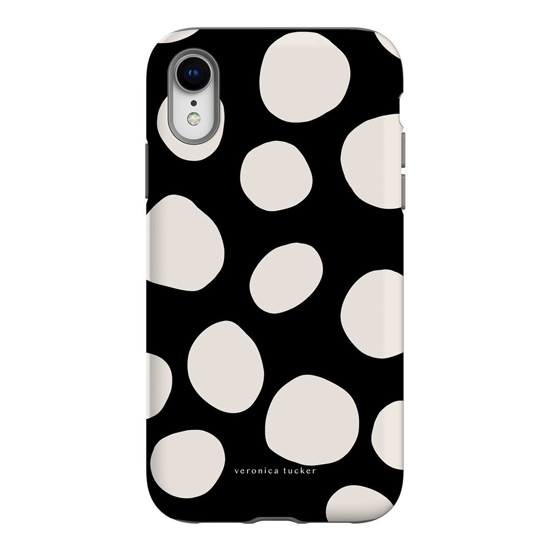 Pebbles Noir Printed Phone Cases iPhone XR / Armoured by Veronica Tucker - The Dairy