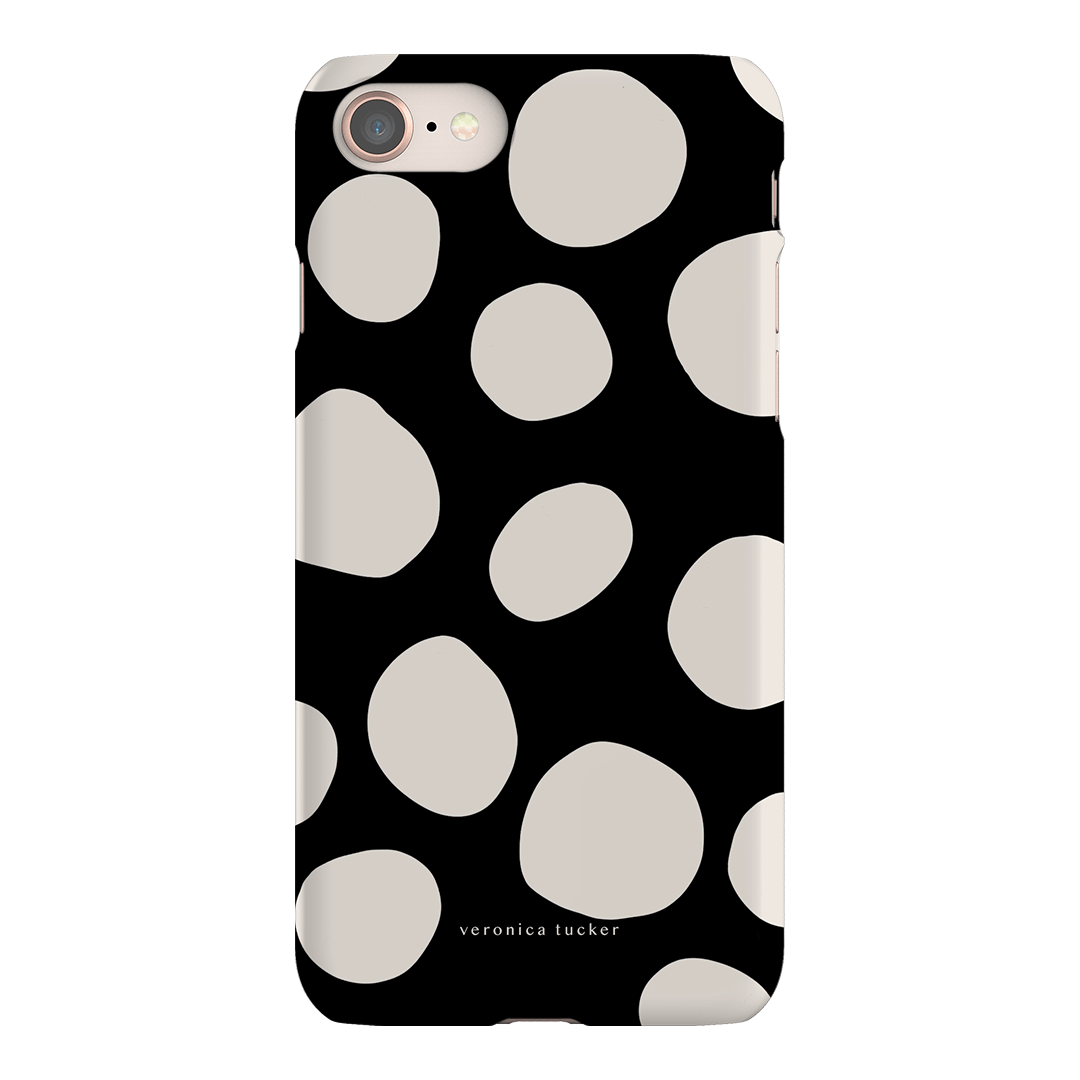Pebbles Noir Printed Phone Cases iPhone 8 / Snap by Veronica Tucker - The Dairy