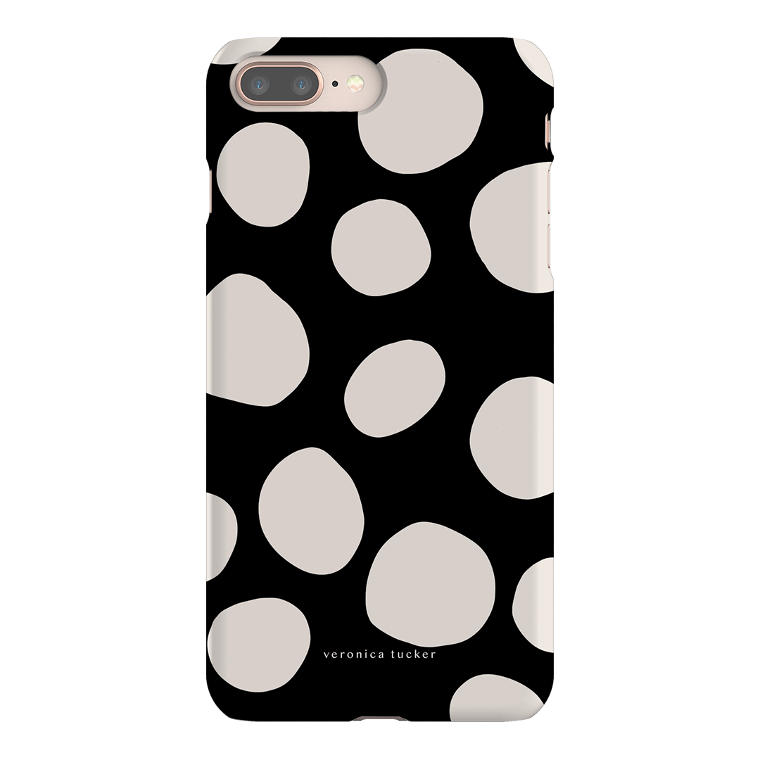 Pebbles Noir Printed Phone Cases iPhone 8 Plus / Snap by Veronica Tucker - The Dairy