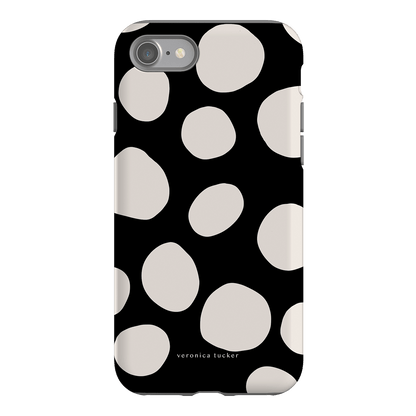 Pebbles Noir Printed Phone Cases iPhone SE / Armoured by Veronica Tucker - The Dairy
