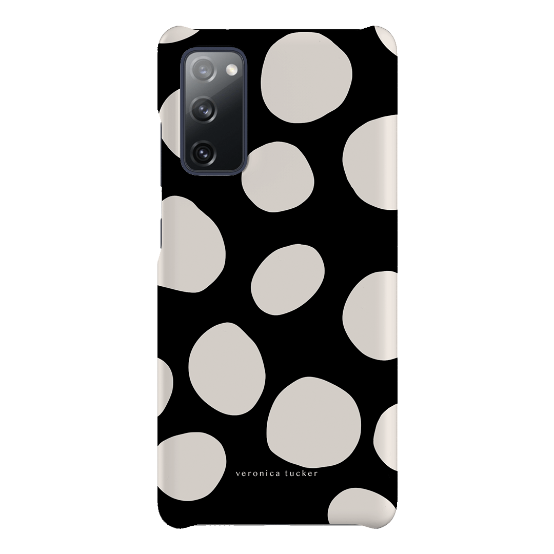 Pebbles Noir Printed Phone Cases Samsung Galaxy S20 FE / Snap by Veronica Tucker - The Dairy