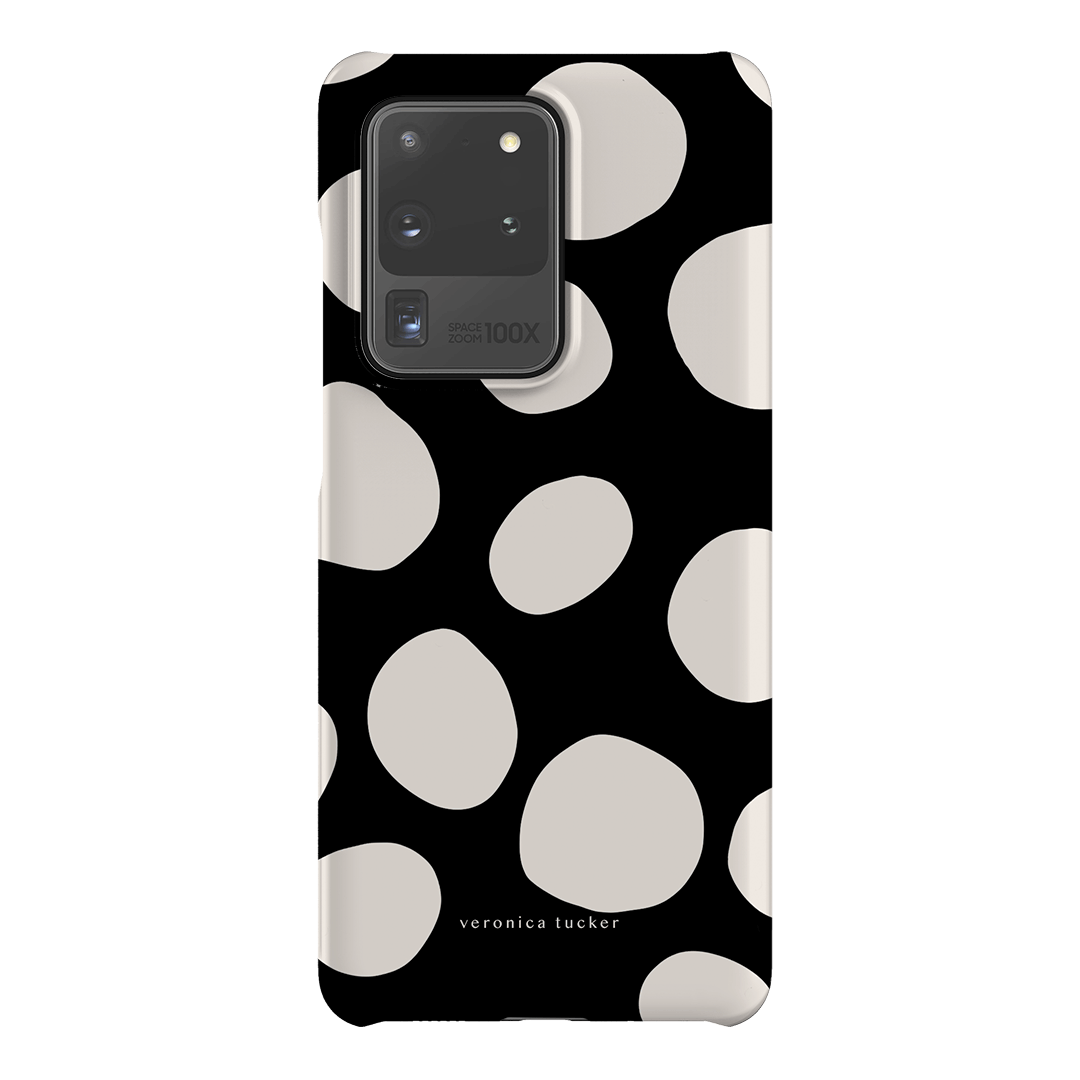 Pebbles Noir Printed Phone Cases Samsung Galaxy S20 Ultra / Snap by Veronica Tucker - The Dairy
