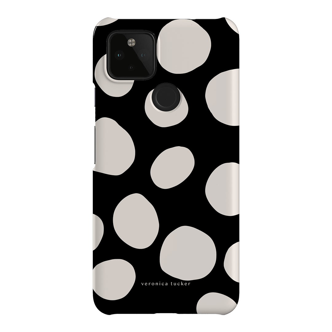 Pebbles Noir Printed Phone Cases Google Pixel 4A 5G / Snap by Veronica Tucker - The Dairy