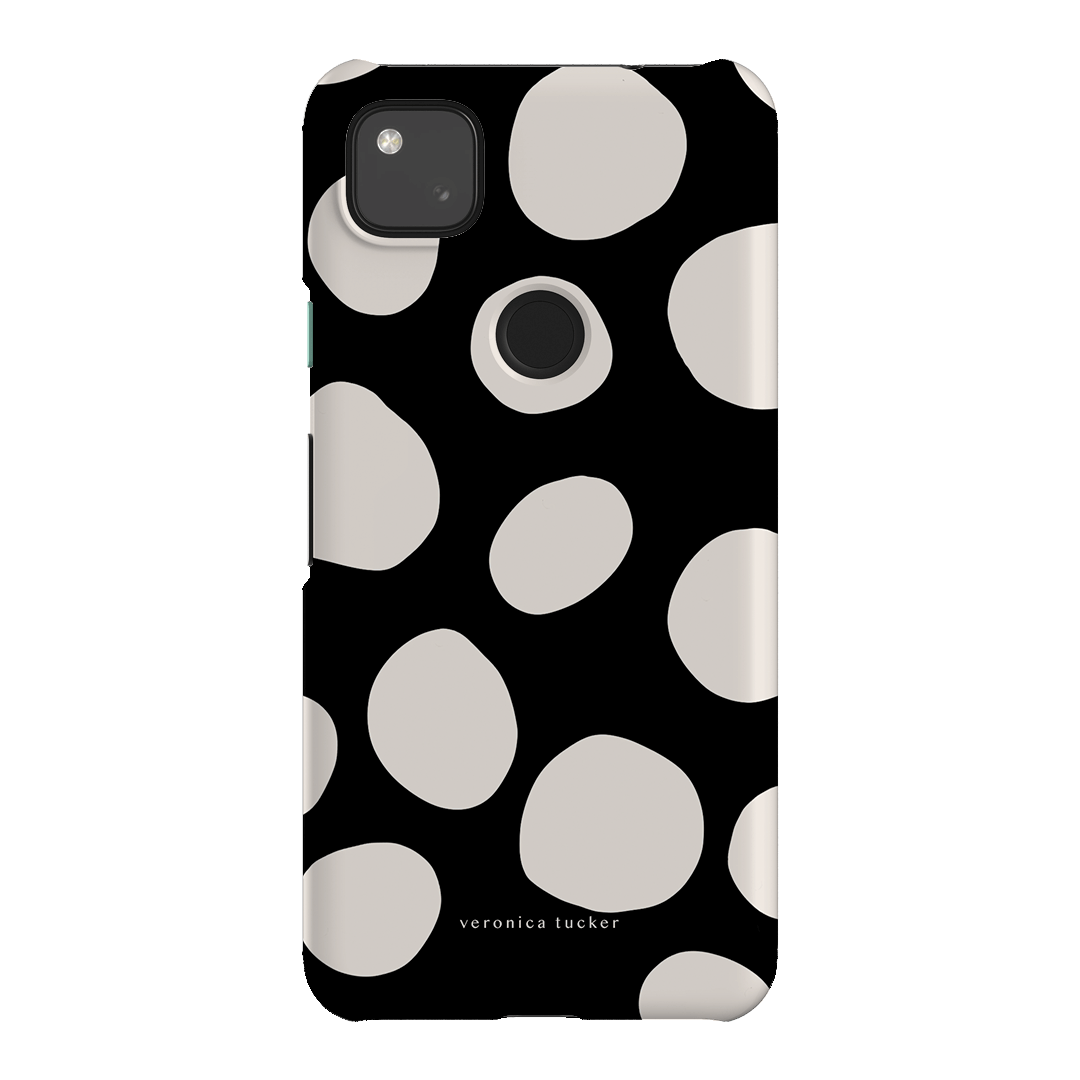 Pebbles Noir Printed Phone Cases Google Pixel 4A 4G / Snap by Veronica Tucker - The Dairy